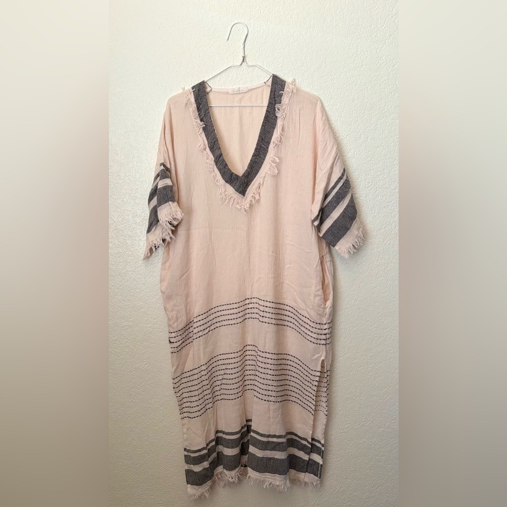 The Handloom Los Angeles Caftan Dress Coastal Beach Vacation Boho Festival Indie